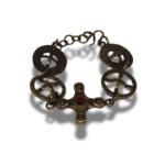 Apyrankė su Saulės amuletais ir gintaru „Baltų gyvenimo etapai“ - Image 4