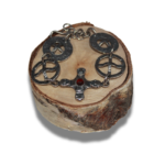 Apyrankė su Saulės amuletais ir gintaru „Baltų gyvenimo etapai“ - Image 3