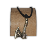 Rankų darbo Vikingų kirvis „Vilkas ir Feniksas“ - Image 4