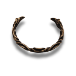 Rankų darbo Vikingų apyrankė „Dviejų Varnų Pasaga“