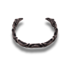 Rankų darbo Vikingų apyrankė „Dviejų Varnų Pasaga“ - Image 3