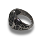 Rankų darbo Vikingų žiedas su Rūnomis - Image 3