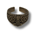 Masyvus Vikingų žiedas „Toro Kūjis“ - Image 4