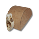 Rankų darbo kaulinis žiedas–amuletas su Baltų simboliais - Image 2