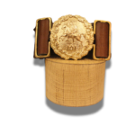 Rankų darbo lietuviškas odinis Tarpukario Lietuvos karininko diržas - Image 9