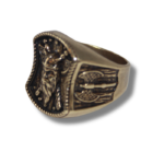 Rankų darbo Vikingų žiedas "Toras" - Image 4