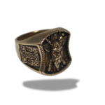 Rankų darbo Vikingų žiedas "Toras" - Image 3