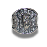 Rankų darbo Vikingų žiedas "Toras" - Image 8