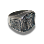 Rankų darbo Vikingų žiedas "Toras" - Image 6