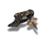 Rankų darbo žalvarinis ženkliukas „Avinas“ - Image 4