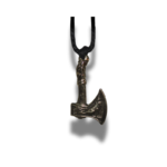 Rankų darbo Vikingų kirvis „Vilkas ir Feniksas“ - Image 9