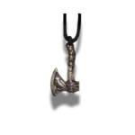 Rankų darbo Vikingų kirvis „Vilkas ir Feniksas“ - Image 10