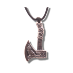 Rankų darbo Vikingų kirvis „Vilkas ir Feniksas“ - Image 4
